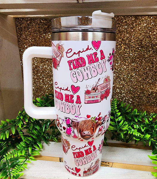 2429 CUPID COWBOY 40 OZ TUMBLER – Girls Night Out Boutique