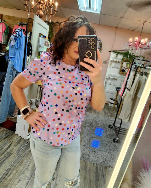 2538 the polka dot blouse
