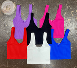 2278 - Ribbed Tanks (6 Colors)