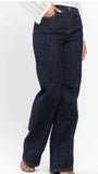 2319 Judy Blue Trouser Fit High Waist with Front Seam Detail
