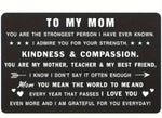 New Arrival Metal Wallet Card For Mom