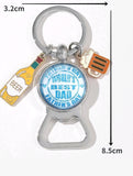 2257 - World's Best Dad Keychain/Bottle Opener