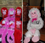 Personalized Valentine's Monkey, Sloth or Unicorn