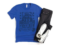 1337 BBQ Beer and Freedom Men's Tee