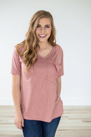 Slouchy Pocket Tee | Multiple Colors!