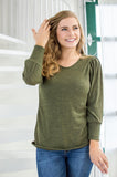 Date Night Top | Spring Olive
