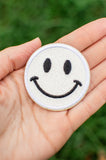 Glitter Smile Iron on Patch