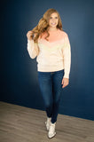 Soft and Fuzzy Colorblock Sweater | Two colors!