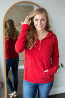 Your Time To Shine Shimmer Half-Zip Hoodie | 3 Colors!