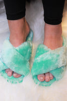 Ultra Fuzzy Solid Color House Shoes