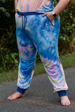 Accent Joggers | Tie Dye at Dusk