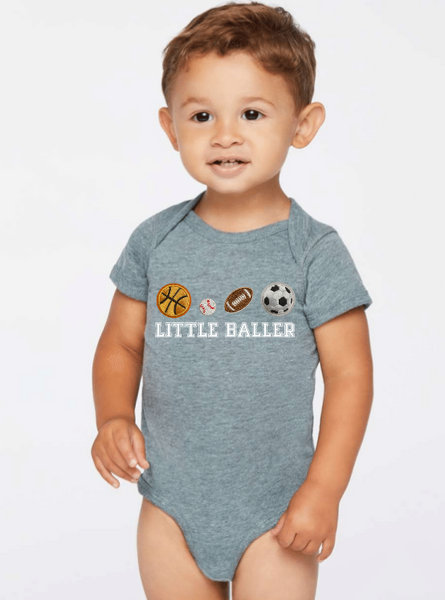 Little Baller Hybrid Toddler Tee